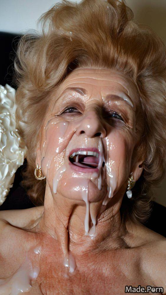 Made 90 screaming open mouth facial lesbian cumshot AI porn - #main