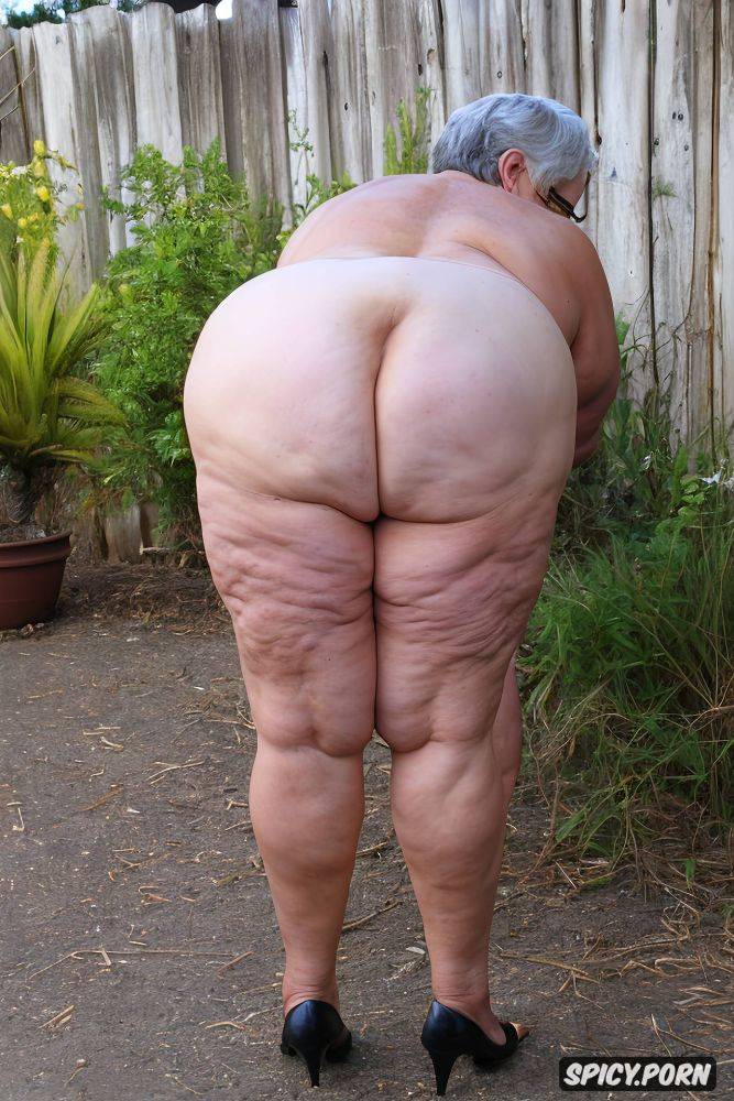 enormous round ass, good anatomy, beautiful face, sixty of age - #main