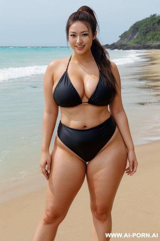 swimwear, wide thighs, thick thighs, very wide thighs, very thick thighs - #main