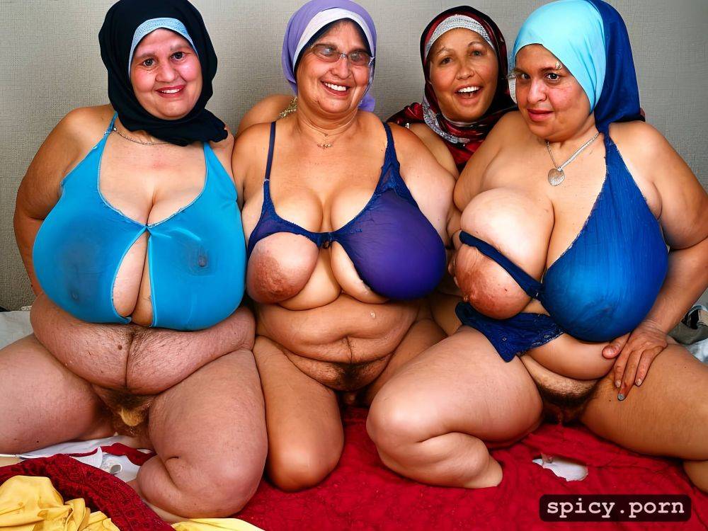 glasses, harem, pretty faces, obese arabic grannies group, colorful pictures - #main