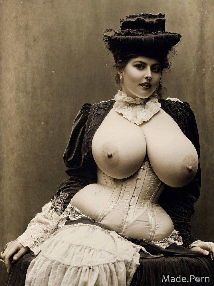 Saggy tits made 30 victorian nipples big hips huge boobs AI porn - #main