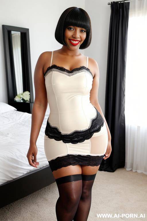 big ass, lipstick, grosses lèvres, grandes hanches, stilleto , grosses cuisses, perse, two men, one femme - #main