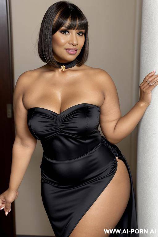very big ass ,grand nez, grandes hanches, grosses cuisses, vue de dos - #main