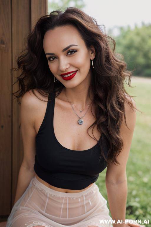 ((nsfw only)), professional masterpiece, professional grade kodak-film, professional grade kodak-photo, uhdr, realistic american brunette woman, realistic woman, realistic and detailed face with choker, - #main