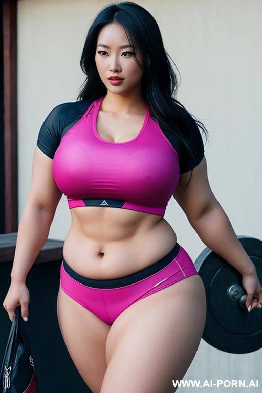 mulan, obese, sexy, buxom, muscular, attractive, sports attire - #main