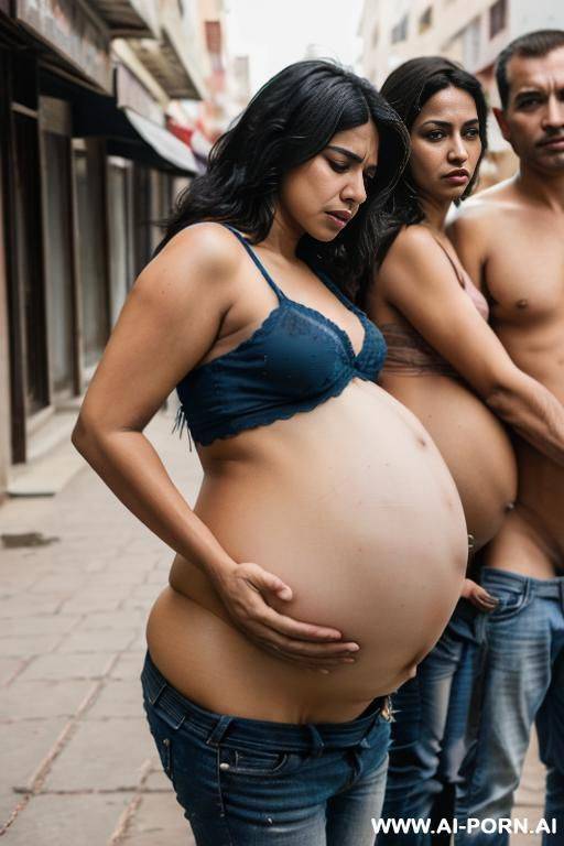 indian mom blowjob with three american guys in front of their man - #main