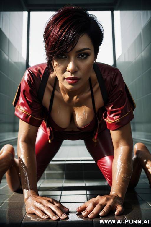 thick asian naked wide hips big ass full body view oiled semi clothed - #main