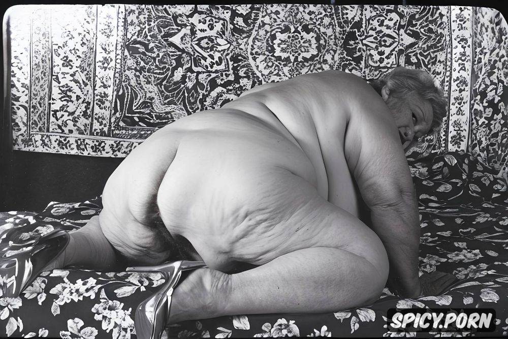 big belly, open hairy pussy lips, elderly, super fat, saggy - #main