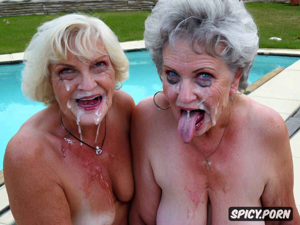 old zombie grandmother and old zombie aunt, masterpiece, blowjob - #main