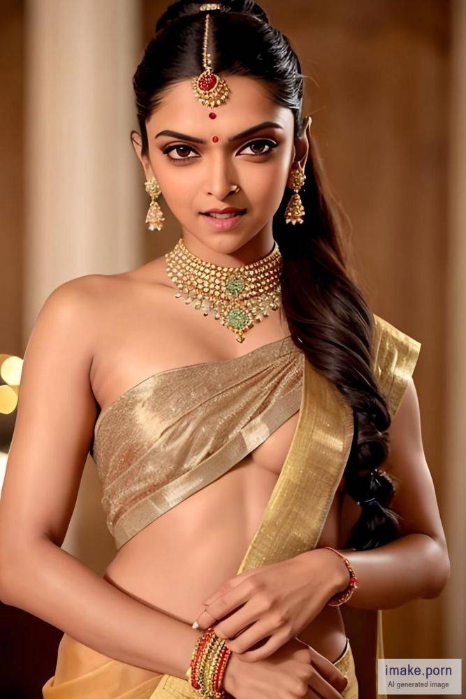 indian girl Deepika Padukone in pony tail hair style pony tail... - #main
