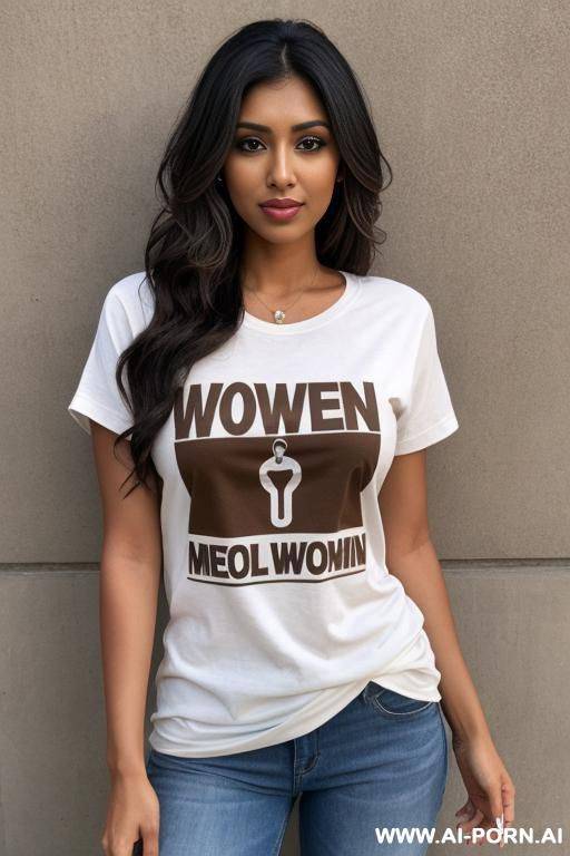 brown woman swuirt - #main