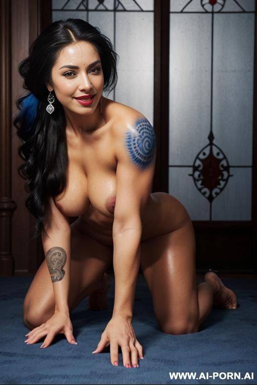 very beautiful latina milf, beautiful curvy figure ((curvy body shapes)), guitar shaped figure, perfect beautiful face, real sex bomb, long ponytail hairstyle ((long ponytail hairstyle)), ((sexy - #main