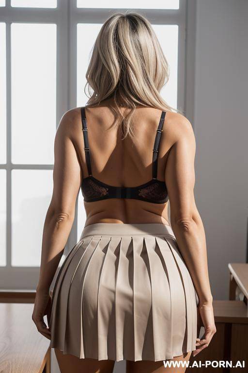 spanish teacher milf in transparent bra and stoсkings, ass lift up - #main