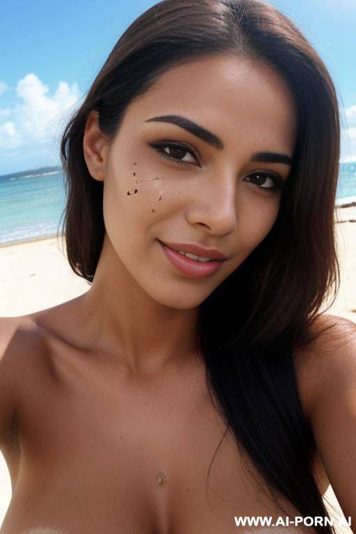 brazilian, beach, naked, seeds, cum on her face - #main