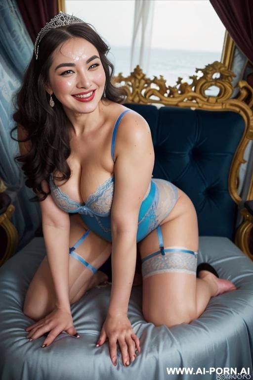 chubby woman, beautiful face, round face, full body view, massive tits, round heavy breasts, thick thighs, - #main