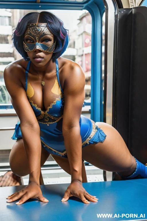black woman on the gym - #main