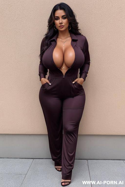 tanned colombian in jumpsuit dresd - #main