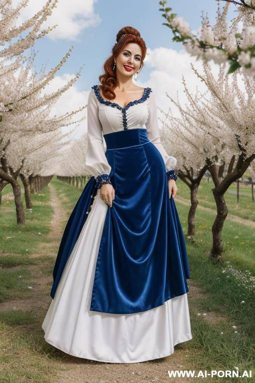 gorgeous cacked woman in fantasy castle wearing midnight glam sexy pearls with pearls for women, shiny - #main