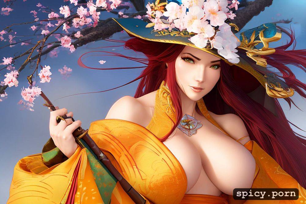 highres, masterpiece, woman cgsociety, vibrant, a close up of a woman in a costume - #main