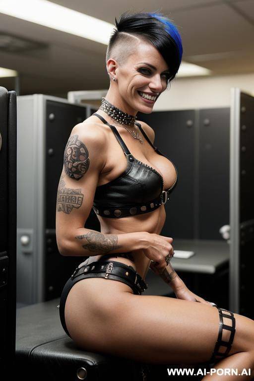pixie undercut hair, tanlines - #main