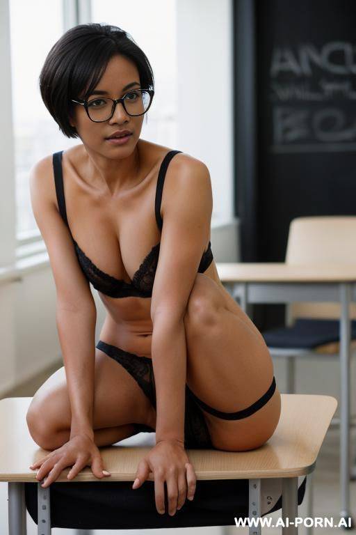 glasses, black skin, tits - #main