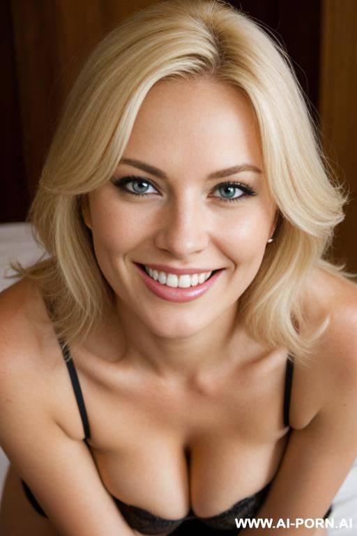 nice gaping blond realistic pussy, smiling, - #main