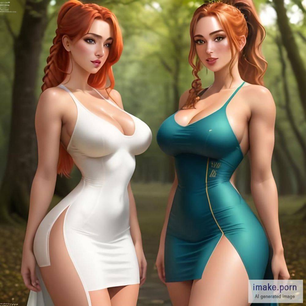 Two Girls, Standing, Forest/Park, Teen 18+, Sportive, Big Tits,... - #main