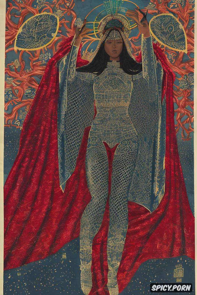 cranach, transluscent veil, brown hair, jessica biel, dark skin - #main