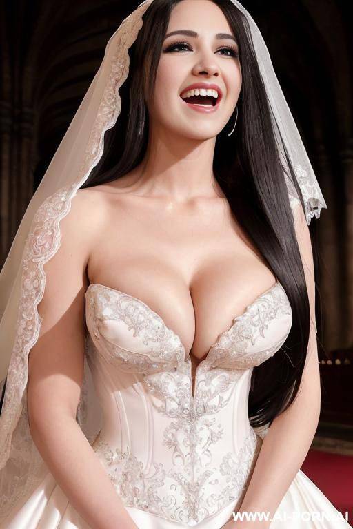 ((douglas and regina)) ((handsome groom and dazzling bride)) ((portrait couple)) ((a woman with long straight black hair)) ((my faithful dream womanfriend)), ((((gigantic cleavage)))) - #main