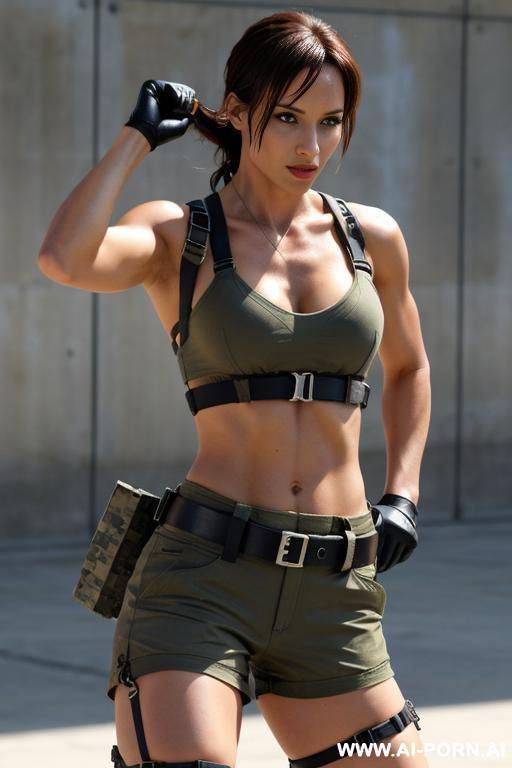 croft, s, action, military fit, shorts, belt, straps, cameltoe - #main