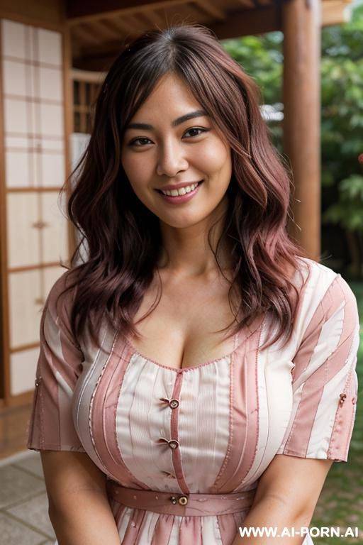 close! immersive expression. lovingly boastful japanese hooker. long loose wavy purple hair. closeup in decent clothes. she is naturally tanned. real-life sei-ra sodes-hiro! in an arousement park. it seems as if she closely teases me. - #main