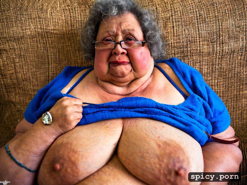 obese african granny, genuine human skin, 80 years old, 8k shot - #main