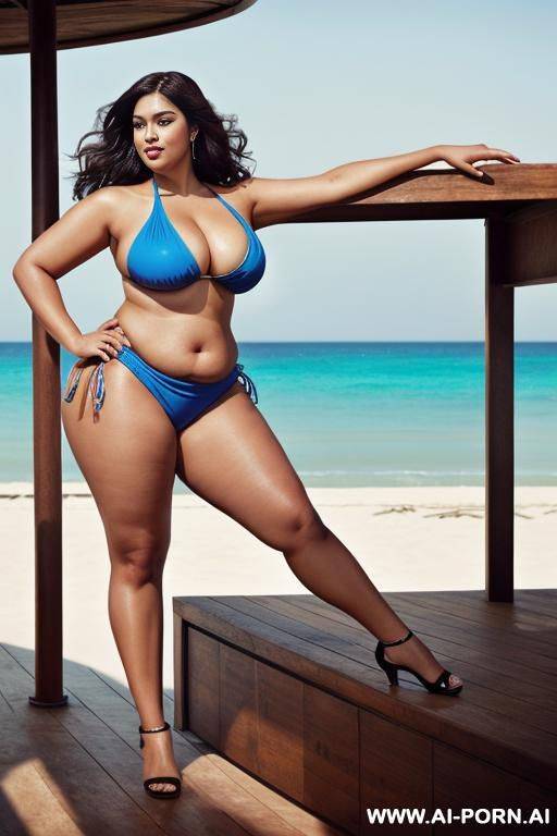 extra thicc, enormous hips, bbw, 300 lbs, pear shaped, mexican, tan, great makeup, supermodel, tight shirt - #main