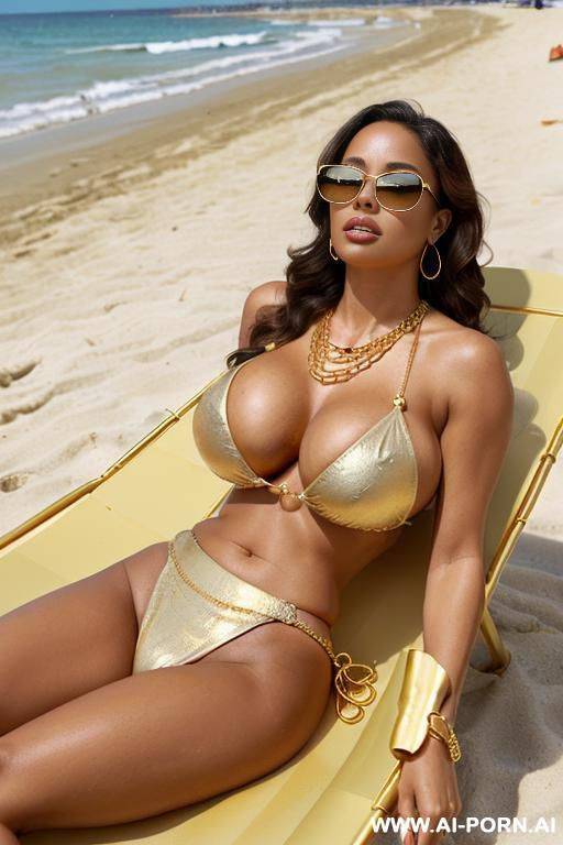 ((beach)) ((sunny weather)) ((above view)) ((beautiful colombian milf)) ((beautiful colombian)) ((curvy figure)) ((voluptuous body)) ((perfect beautiful face)) ((fit, muscular body)) ((wide hips)) ((wide - #main