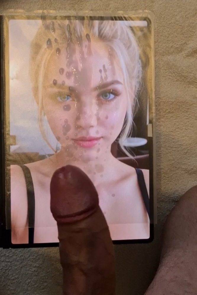 Ai blonde babe cum tribute - #main