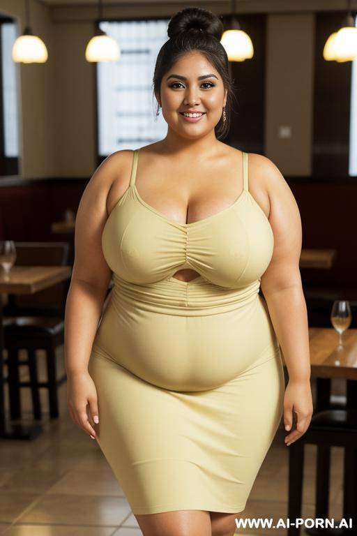 ssbbw, very wide, proportionately fat, mexican, gorgeous, tan, tight clothes, extra thicc, sun dress, pear shaped - #main