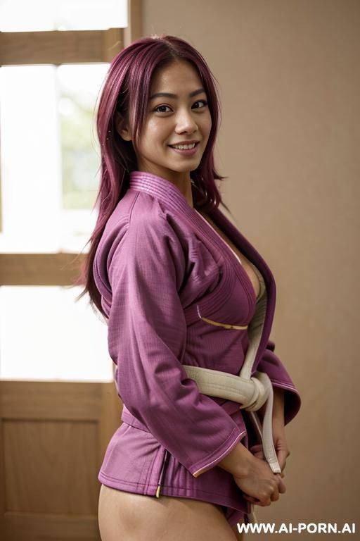 upper-body. giggly expression. tanned japanese escort model. long hair. decent clothes. she has full, natural lips. real-life sei-ra sodes-hiro! - #main