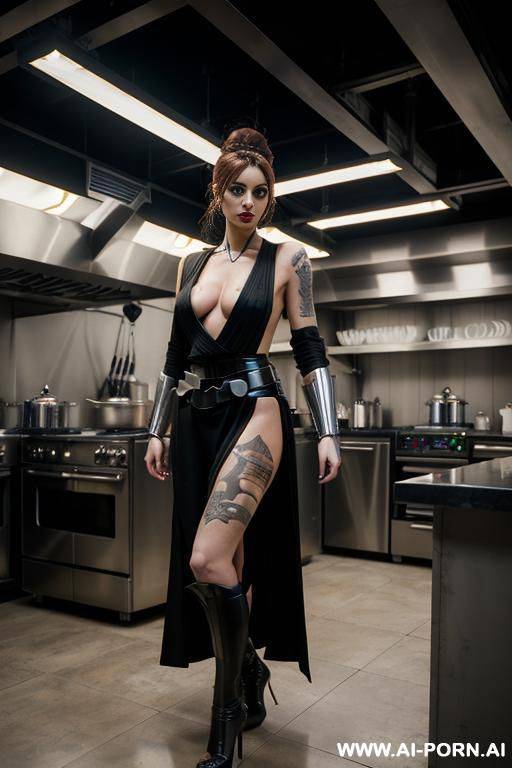 pornstar, 20, emo, dark, lace, gigantic fake boobs, fake lips, yellow eyes, miss universe body, high heels, staring in a provocative way, emo, tattoos, dutch - #main
