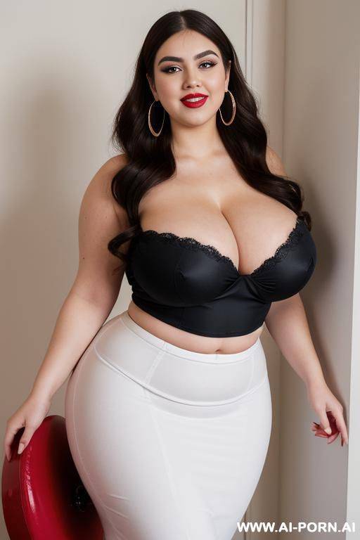 (very wide body) (extra thicc) (300 pounds) (super plump) (sexy pose) (gorgeous model) ((full lips)) (((big eyes))) (lush hair) (photoshoot) (((ahegao))) (seductive) ((hourglass figure)) (leaning in) - #main