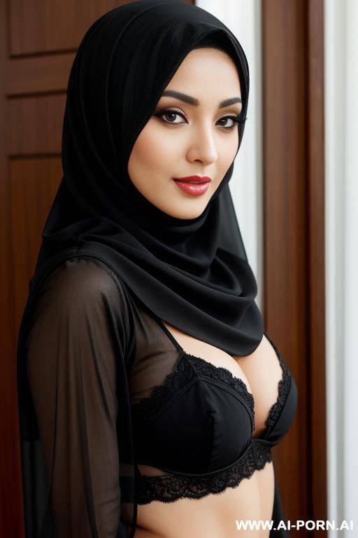 black hijab - #main