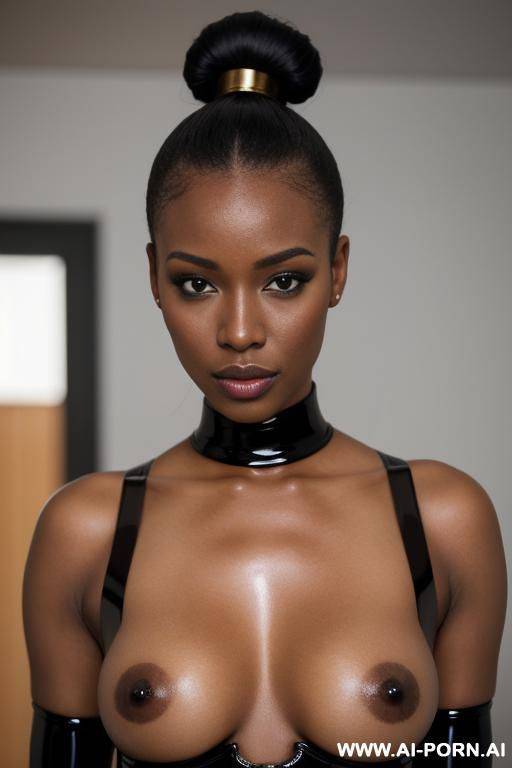 bukkake ebony woman in latex - #main