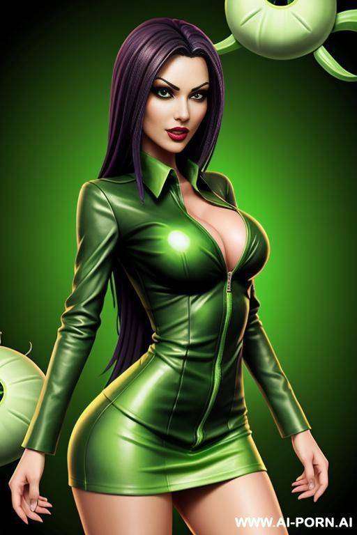 green woman, green shw from plants vs zombies - #main
