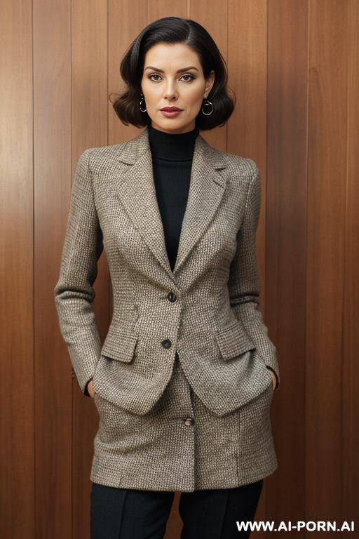 milf, vintage wool womens suit - #main