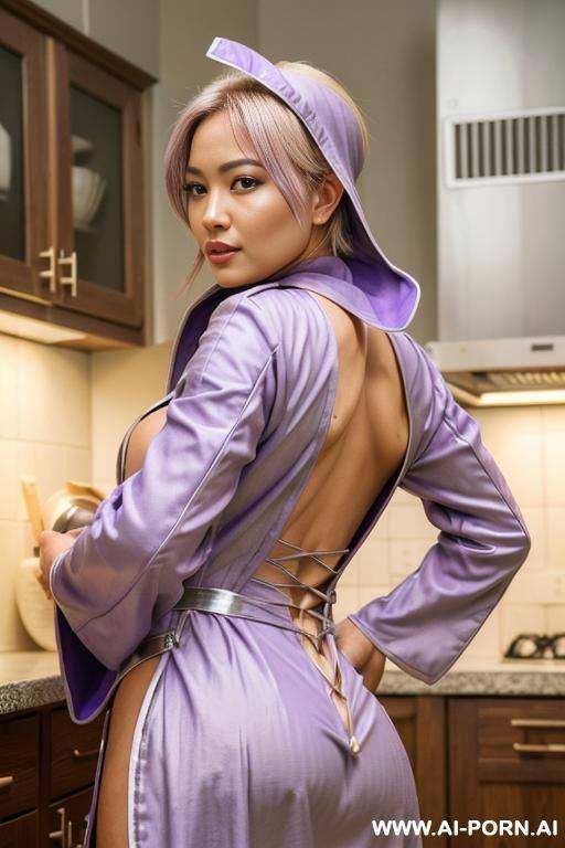 blonde, big round ass, rear view - #main