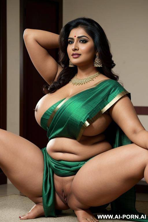 beautiful and sexy woman, indian, big boobs, big ass, slutty pose, nude, saree, seductive, curvy, horny, arms stretching, arched back, voluptuous, slutty expression, milf, boobs hanging out of clothes, natural boobs, , armpit - #main