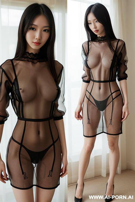 fully transparent, show pussy, tall slender - #main