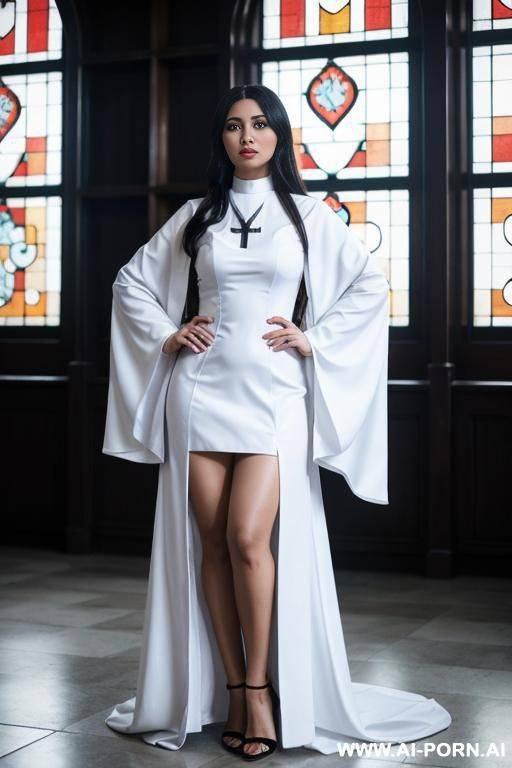 elsha doel, white priest, standing - #main