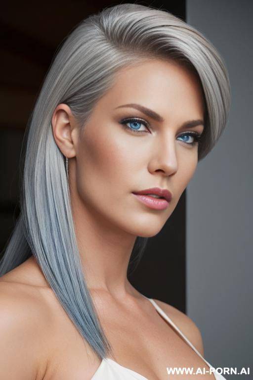 muscular blond man with gray blue eyes blond hair trimmed on sides - #main