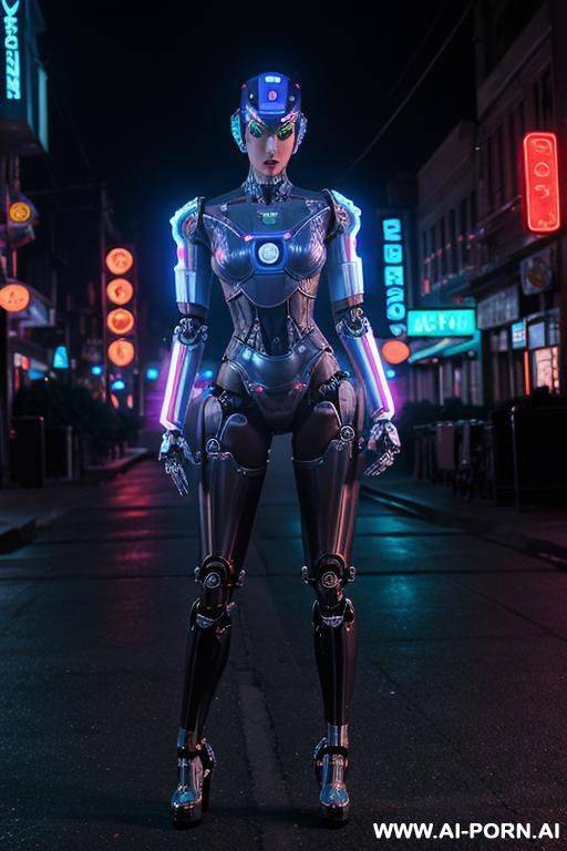 city street nighttime neon signs - #main