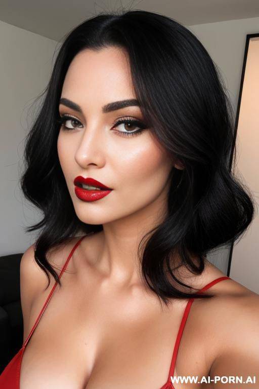 thick red lips - #main